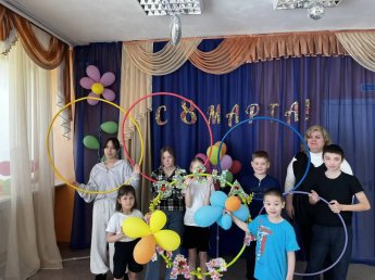 В праздничный день 8 марта, провели спортивное мероприятие «Сила, красота и грация».
